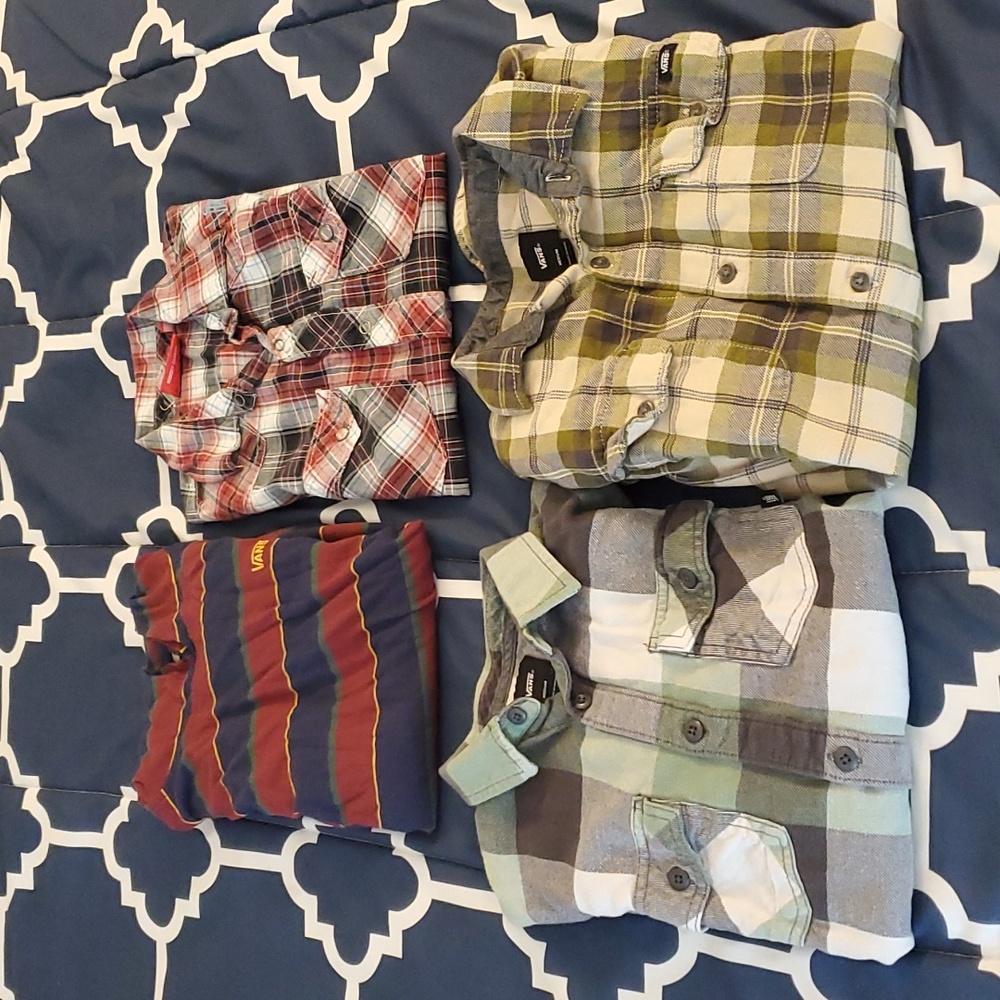 VANS Youth Boys Shirt Bundle